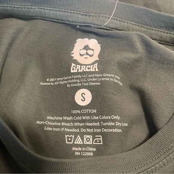 Jerry Garcia T-Shirt Small New With Tags Cropped Women’s - Picture 4 of 12